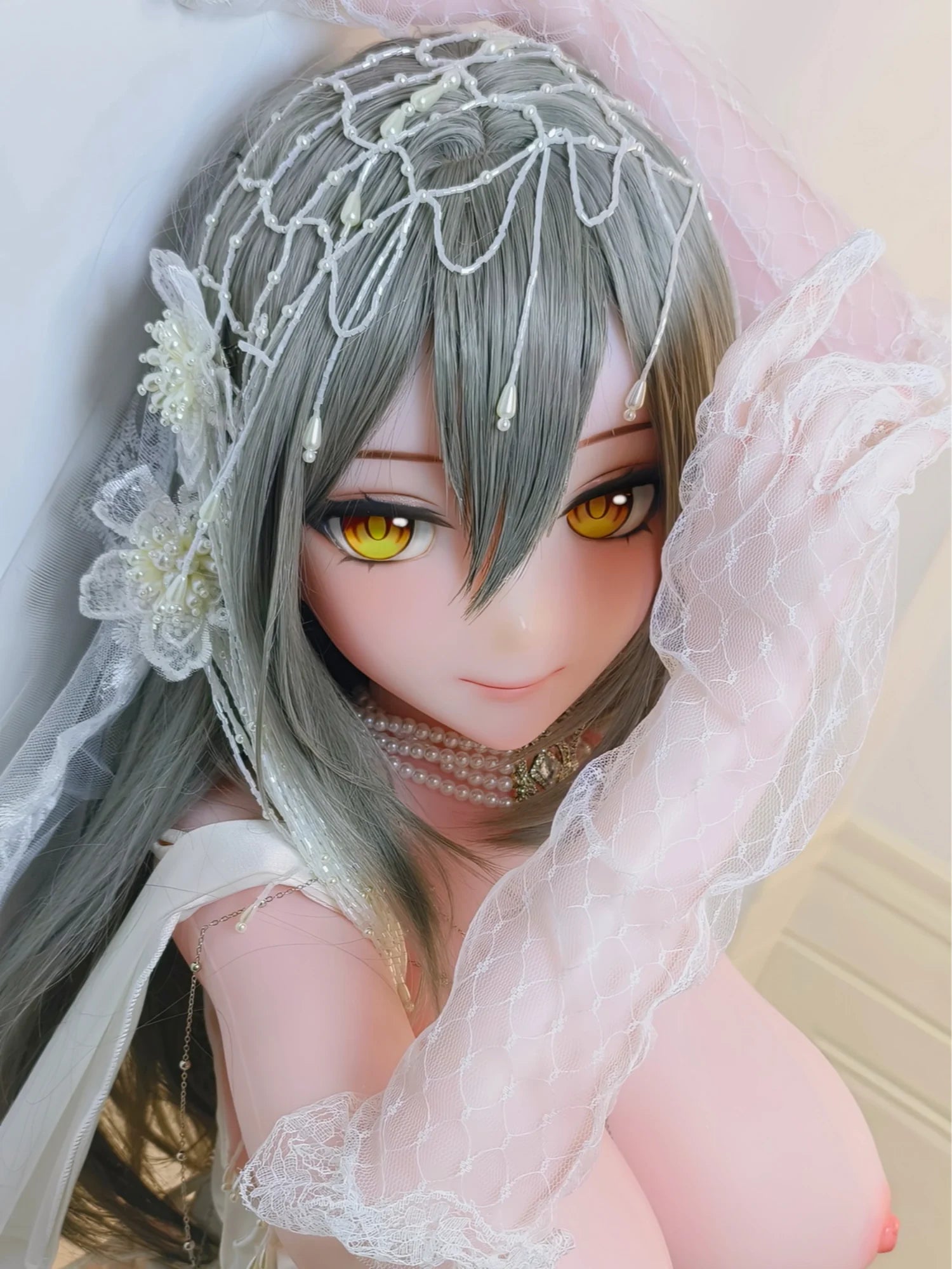 The Blushing Anime Bride
